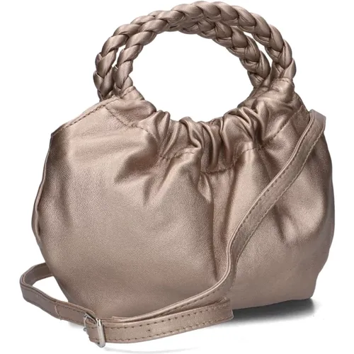 Leder Bronze Handtaschen Zameli - Unisa - Modalova