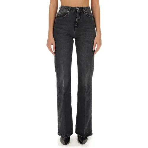 Klassische Baumwoll-Straight-Leg-Jeans - Ami Paris - Modalova