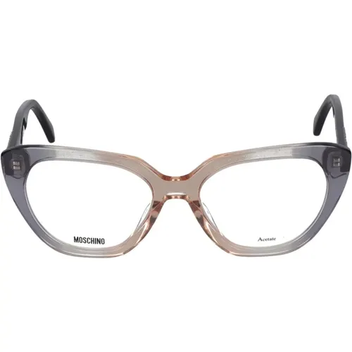 Glasses,Grey Ochre Shaded Eyewear Frames - Moschino - Modalova