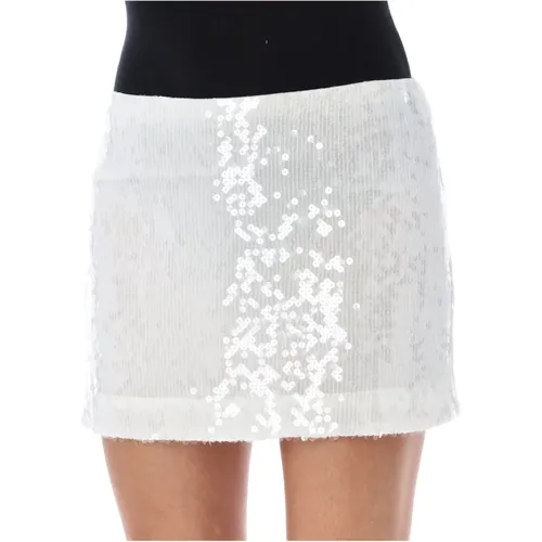 Womens Clothing Skirts Silver Ss24 , female, Sizes: S, XS - Dolce & Gabbana - Modalova