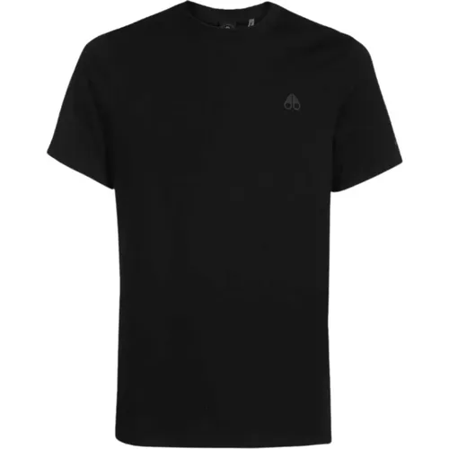 Satelliten T-Shirt - Zeitloser Stil, bequeme Passform, 100% Baumwolle , Herren, Größe: M - Moose Knuckles - Modalova