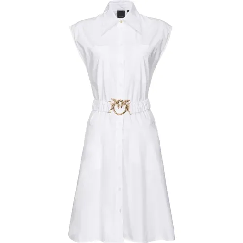 Weißes Kleid D , Damen, Größe: XS - pinko - Modalova