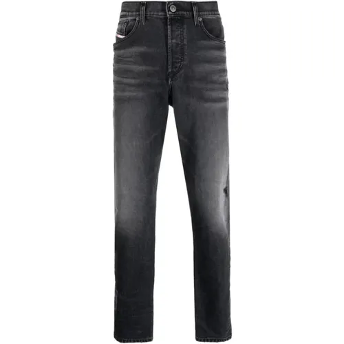 Faded Denim Tapered Jeans , male, Sizes: W29, W33 - Diesel - Modalova