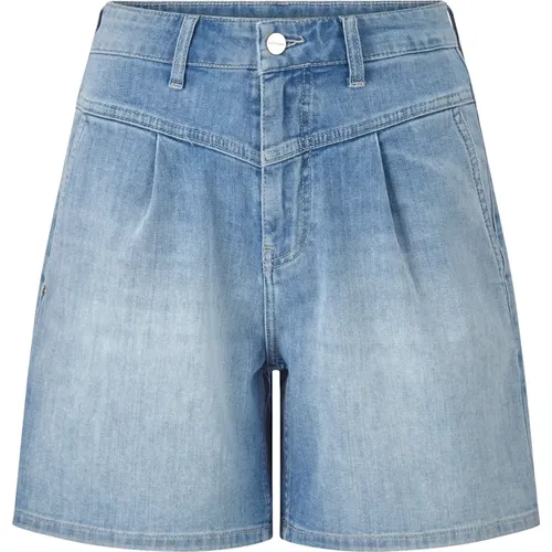 Blaue Denim-Shorts für Frauen , Damen, Größe: W28 - Rich & Royal - Modalova