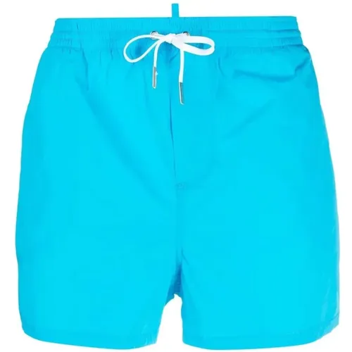 Icon Motif Swim Shorts , male, Sizes: XL - Dsquared2 - Modalova