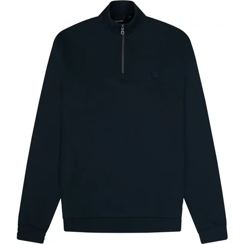 Tonal Eagle Quarter Zip Sweatshirt , Herren, Größe: L - Lyle & Scott - Modalova