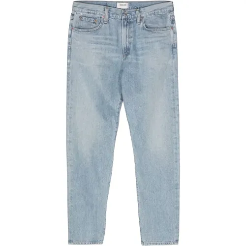 Regenerative Cotton Straight-Leg Denim Jeans , Herren, Größe: W32 - Agolde - Modalova