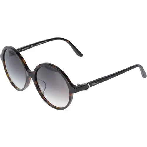 Erhöhen Sie Ihren Stil mit Havana Grey Sonnenbrillen - Cartier - Modalova