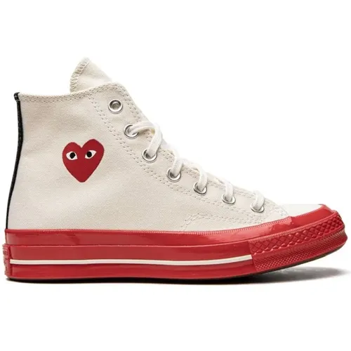 Chuck 70 Hi Sneakers Rot , Herren, Größe: 44 EU - Comme des Garçons - Modalova