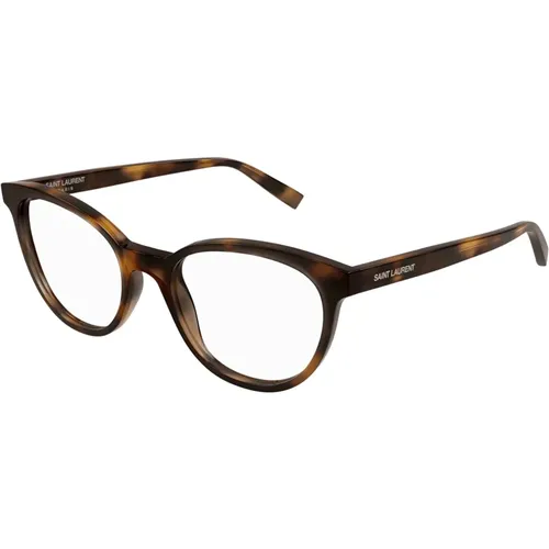 Havana Eyewear Frames SL 589 , unisex, Sizes: 52 MM - Saint Laurent - Modalova