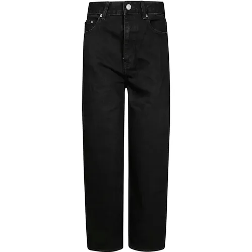 Stern Straight Denim Jeans , Damen, Größe: W25 - Ganni - Modalova