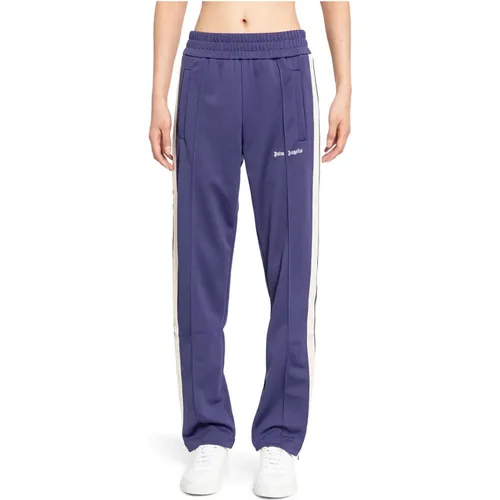 Logo Track Pants with Side Stripes , male, Sizes: L, S, XS, M - Palm Angels - Modalova