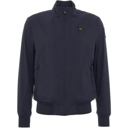 Blaue Ss23 Herren Jacken Mäntel - Blauer - Modalova