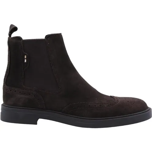 Stylish Ankle Boot Koningstraat , male, Sizes: 10 UK, 9 UK, 7 UK, 8 UK, 11 UK - Hugo Boss - Modalova