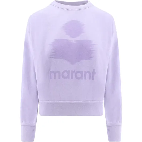 Bio-Baumwolle Logo Print Sweatshirt , Damen, Größe: XS - Isabel Marant Étoile - Modalova