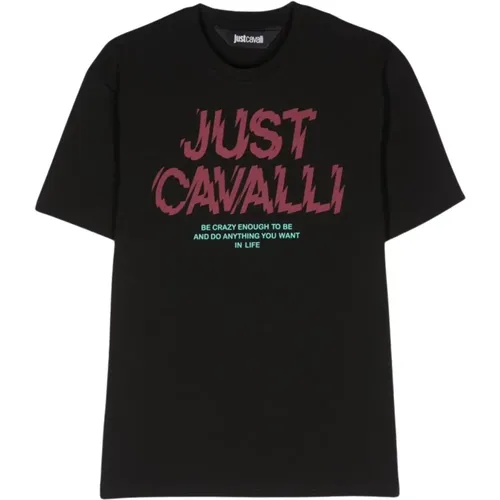 T-Shirts & Polos for Men , male, Sizes: M, S, L, XL - Just Cavalli - Modalova