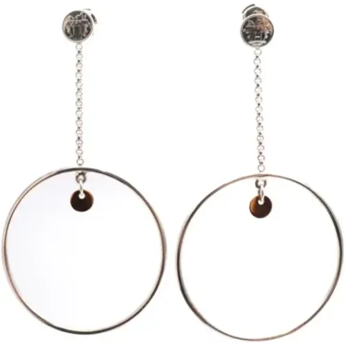 Pre-owned Metal earrings , female, Sizes: ONE SIZE - Hermès Vintage - Modalova