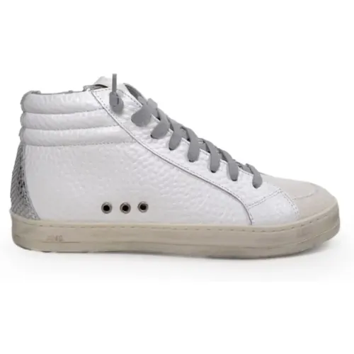 High-Top Sneakers with Grey Details , female, Sizes: 6 UK - P448 - Modalova