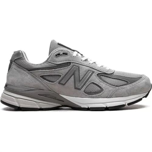 In den USA hergestellte graue Sneakers , Damen, Größe: 37 1/2 EU - New Balance - Modalova