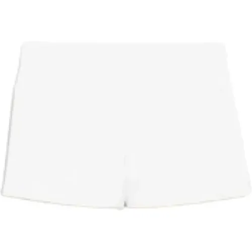 Weiße Shorts mit Großen Vordertaschen , Damen, Größe: XS - Max Mara - Modalova