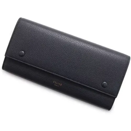 Pre-owned Leather wallets , female, Sizes: ONE SIZE - Celine Vintage - Modalova