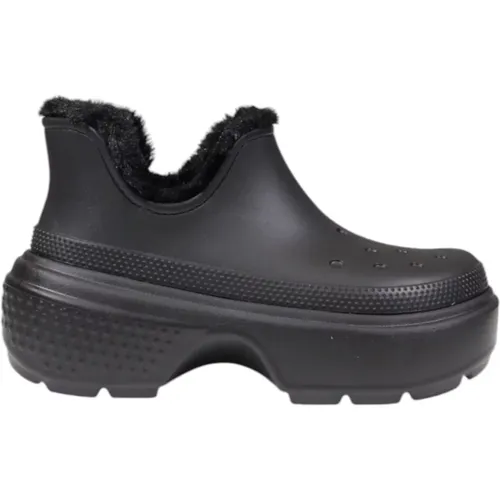 Gefütterte Shorty-Stiefel für Frauen , Damen, Größe: 41 EU - Crocs - Modalova