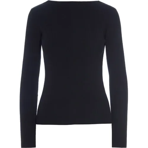 Elegant Rib Knit Blouse with Open Back , female, Sizes: M - Bitte Kai Rand - Modalova