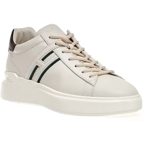 Leather Rebel Sneakers - Size 39 , male, Sizes: 10 UK - Hogan - Modalova