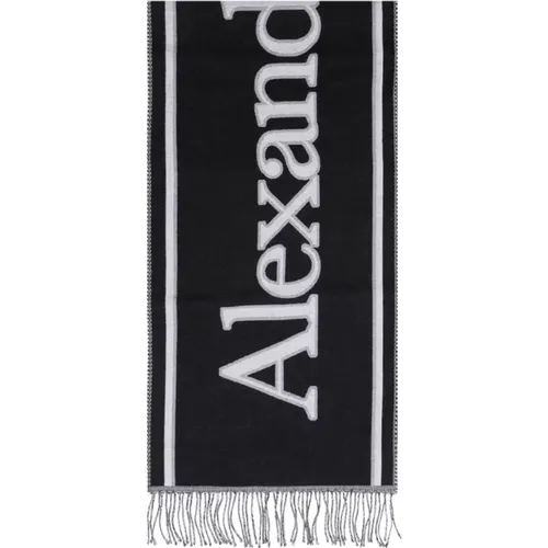 Luxurious Scarf Aw24 , male, Sizes: ONE SIZE - alexander mcqueen - Modalova