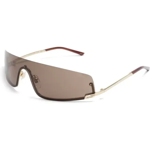 Gold Sunglasses with Accessories , unisex, Sizes: ONE SIZE - Gucci - Modalova
