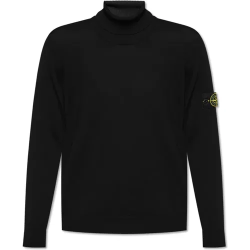 Wollrollkragen , Herren, Größe: S - Stone Island - Modalova