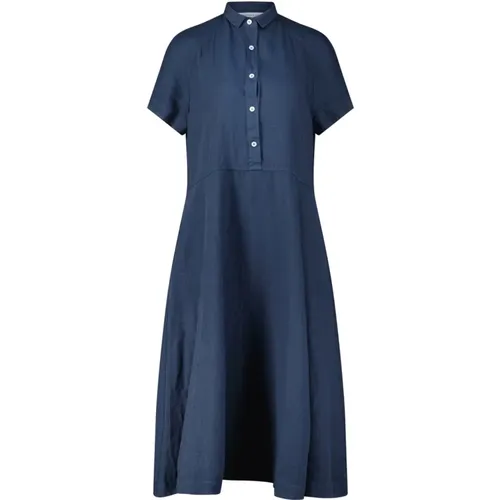 Linen Shirt Dress , female, Sizes: L, M, S, XS - Rosso35 - Modalova