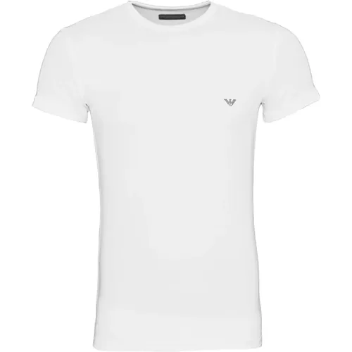 Shirt T-Shirt mit Rundhals Shortsleeve R-Neck , Herren, Größe: S - Emporio Armani - Modalova