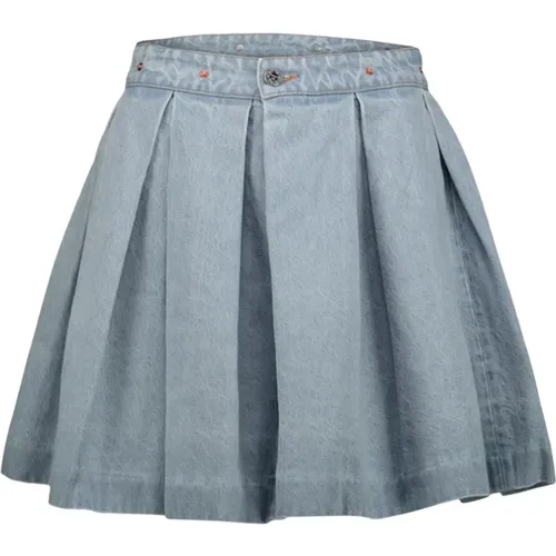 Denim school girl skirt , female, Sizes: XS, S, M - Vetements - Modalova