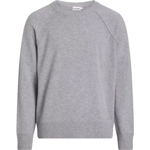 Wool Comfort Sweater , male, Sizes: M, L, S - Calvin Klein - Modalova