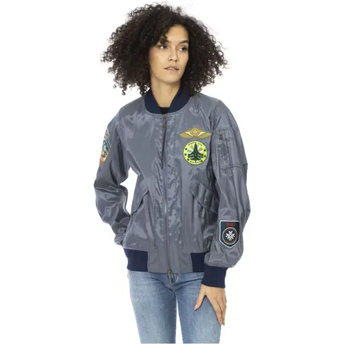 Kurze Bomberjacke Aviator Thema , Damen, Größe: S - Mr&Mrs Italy - Modalova