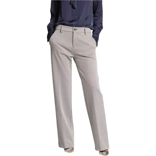 Marineblaue Lurex Chino Hose , Damen, Größe: XS - Mason's - Modalova