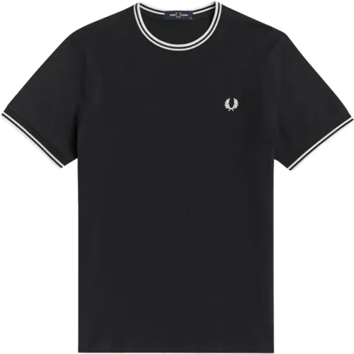 Casual Cotton Tee , male, Sizes: M, S, L, XL - Fred Perry - Modalova