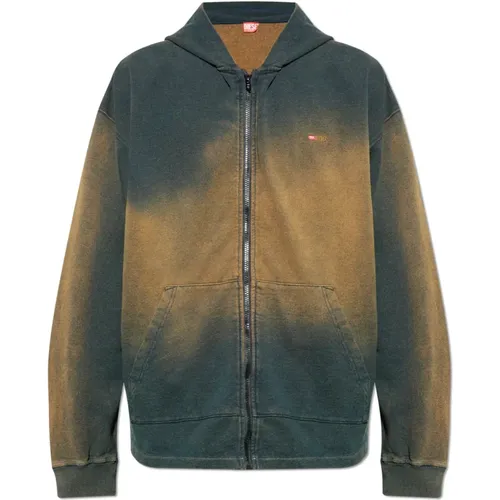 Kapuzenpullover 'S-Blaxt-Hood-Zip' , Herren, Größe: 2XL - Diesel - Modalova