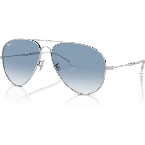 Old Aviator Sunglasses with Blue Lenses , unisex, Sizes: 58 MM - Ray-Ban - Modalova