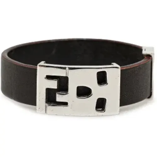 Pre-owned Leather bracelets , female, Sizes: ONE SIZE - Fendi Vintage - Modalova