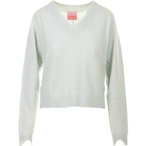 Rosa V-Ausschnitt Pullover Crush - Crush - Modalova