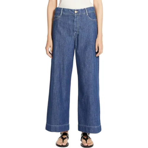 Wide Jeans , female, Sizes: S, XS - Max Mara Studio - Modalova