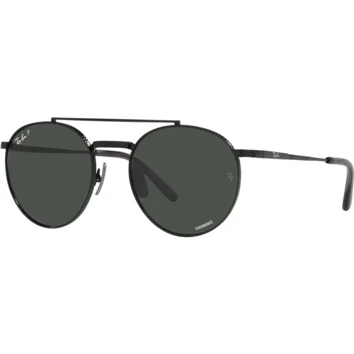 Round II Titanium Polarisierte Sonnenbrille , unisex, Größe: 53 MM - Ray-Ban - Modalova