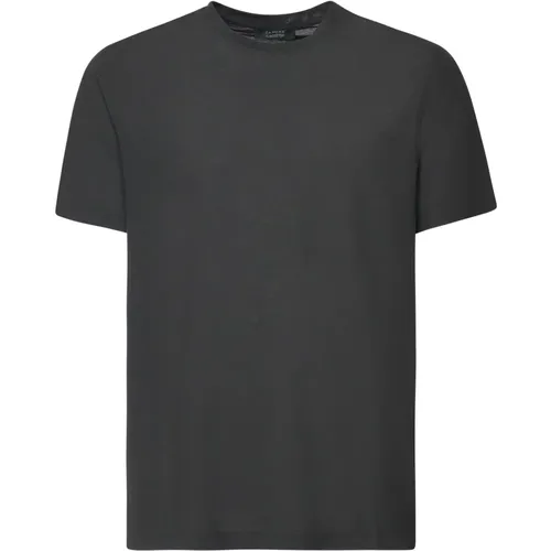 Grey Crewneck T-shirts and Polos , male, Sizes: XL, 2XL, S, L, M - Zanone - Modalova