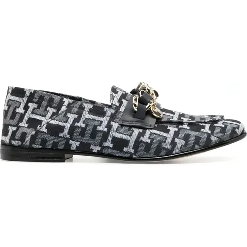 Cotton Loafers for Women , female, Sizes: 3 UK - Tommy Hilfiger - Modalova