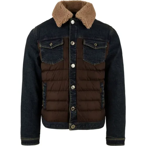 Mondor-Fur Jacket for Men , male, Sizes: L, M, XL - Moorer - Modalova