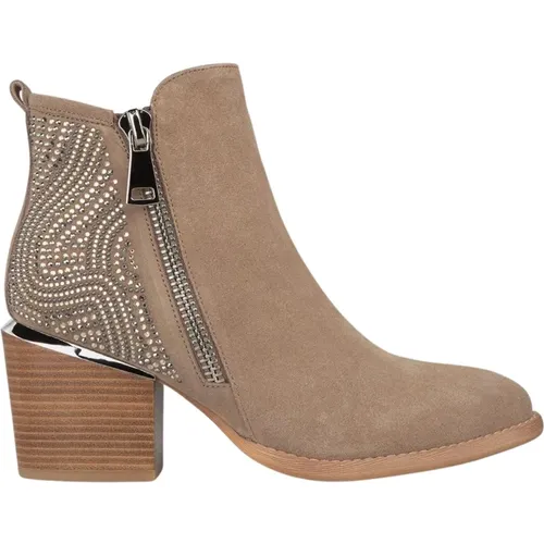 Nieten Zip Ankle Boot ALMA EN PENA - Alma en Pena - Modalova