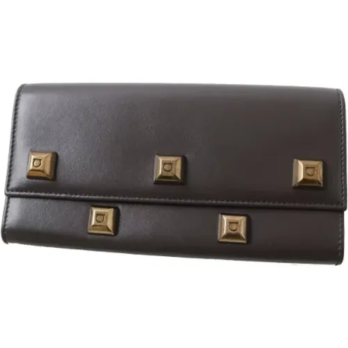 Pre-owned Leder Portemonnaies , Damen, Größe: ONE Size - Salvatore Ferragamo Pre-owned - Modalova