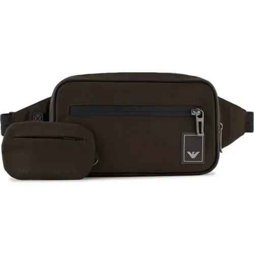 Polyester Belt Bag , male, Sizes: ONE SIZE - Emporio Armani - Modalova